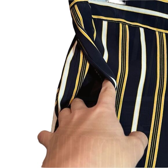 NWT! Kenar striped flowy pants with pockets - Picture 4 of 11